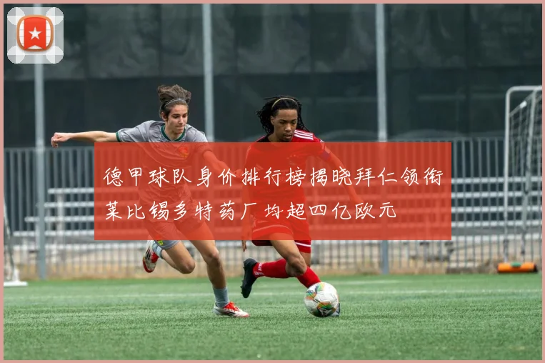 德甲球队身价排行榜揭晓拜仁领衔莱比锡多特药厂均超四亿欧元